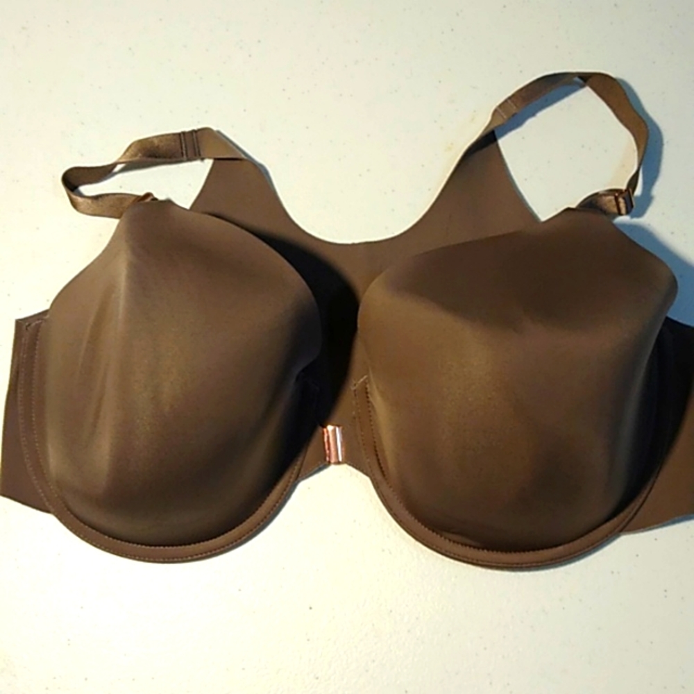 Nearly New Soma Vanishing Back Bra 38DD MOCHACCINO